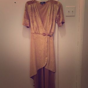 Velvet Wrap Dress